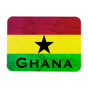 Ghana (Väster Afrika) Flagga Magnet