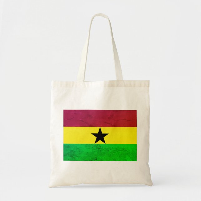 Ghana (Väster Afrika) Flagga Tygkasse (Framsidan)