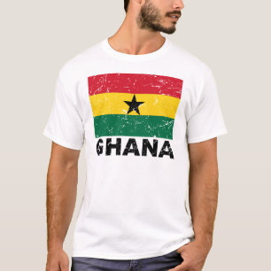 Ghana vintageflagga tröja