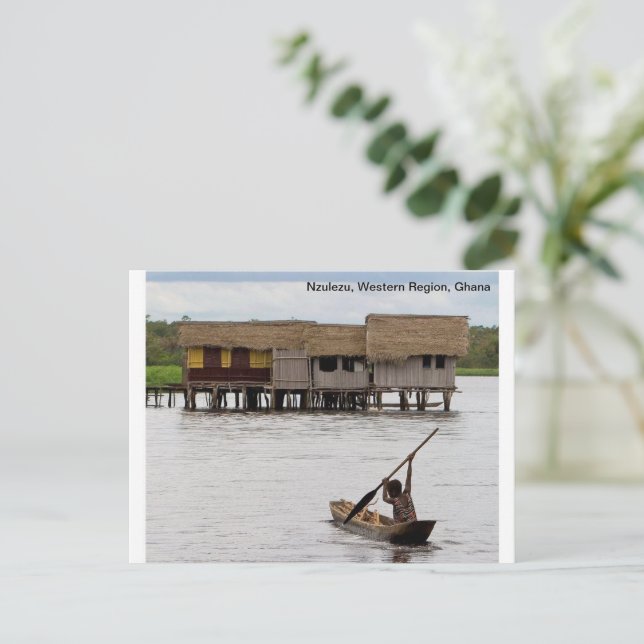 Ghana vycard vykort (Stående Fram)