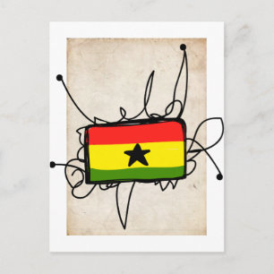Ghana Vykort
