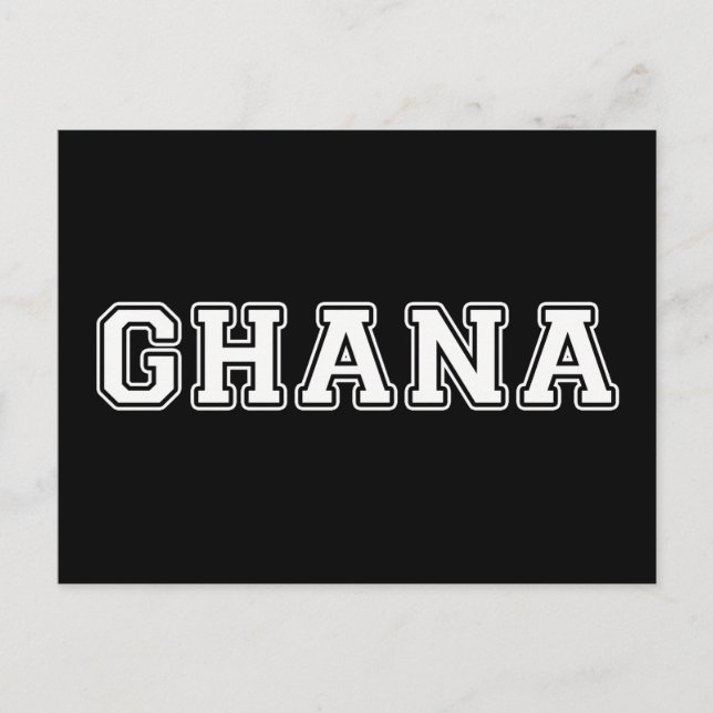 Ghana Vykort (Framsida)