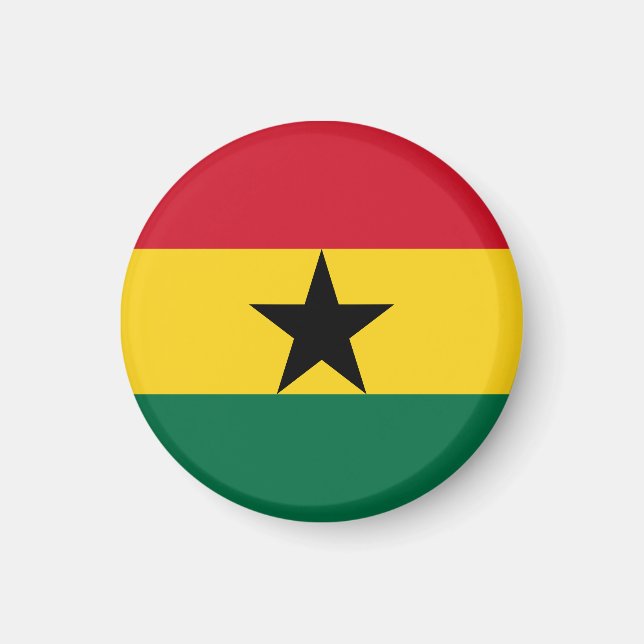 Ghanaflagga  magnet (Framsidan)