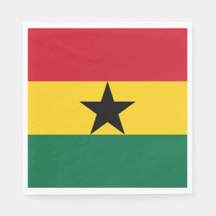 Ghanaflagga Pappersservett