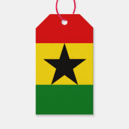 Ghanaflagga  presentetikett