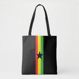 Ghanaflagga tygkasse