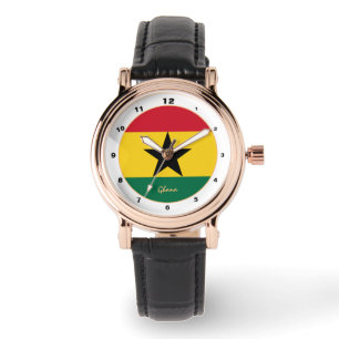 Ghanaian Flagga & Ghana trendig mode /design watch Armbandsur