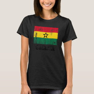 Ghanaian Ghana Flagga Pride Ghanaian Flagga T Shirt