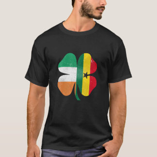 Ghanaian Irish Shamrock Ghana Ireland St. Patrick' T Shirt