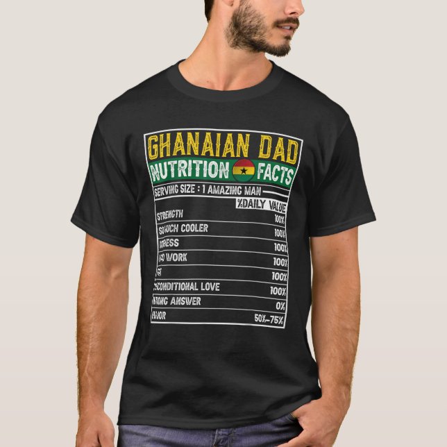 Ghanaian Pappa presenterar Pappa Hero Nutritional  T Shirt (Framsida)