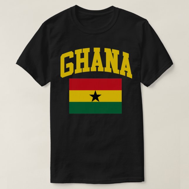Ghanaian pride Ghana Flag T Shirt (Design framsida)