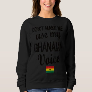 Ghanaian Voice Ghana Flagga Ghanaian Roots T Shirt