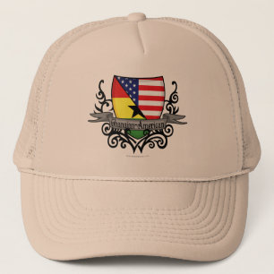 Ghanan-Amerikanen skyddar flagga Keps
