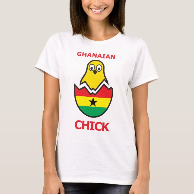 Ghanansk chick t shirt (Framsida)