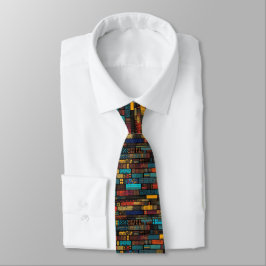 Ghanansk Kente-mönster Slips