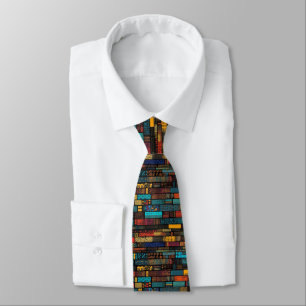 Ghanansk Kente-mönster Slips