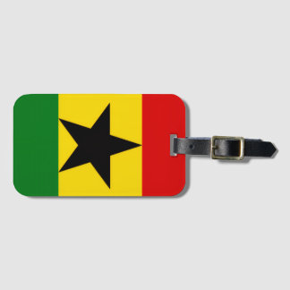 Ghanas flagga bagagebricka