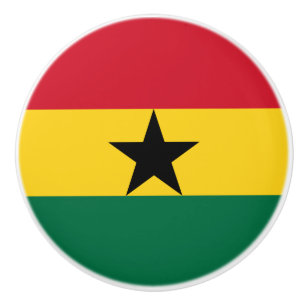 Ghanas flagga knopp