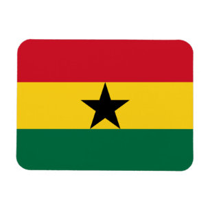 Ghanas flagga magnet
