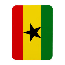 Ghanas flagga magnet