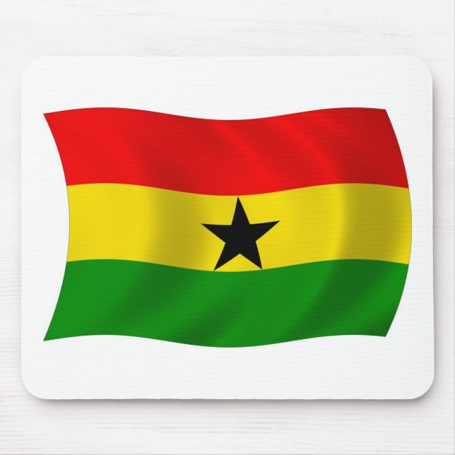 Ghanas flagga Musmatta (Framsidan)