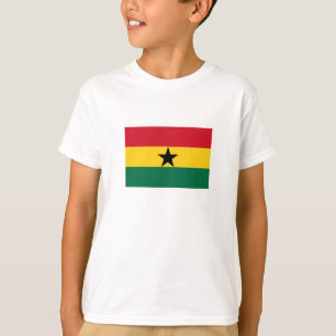 Ghanas flagga t shirt
