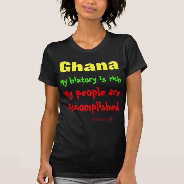 Ghanas historia t shirt (Framsida)