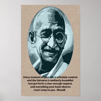 Ghandi-offert Poster