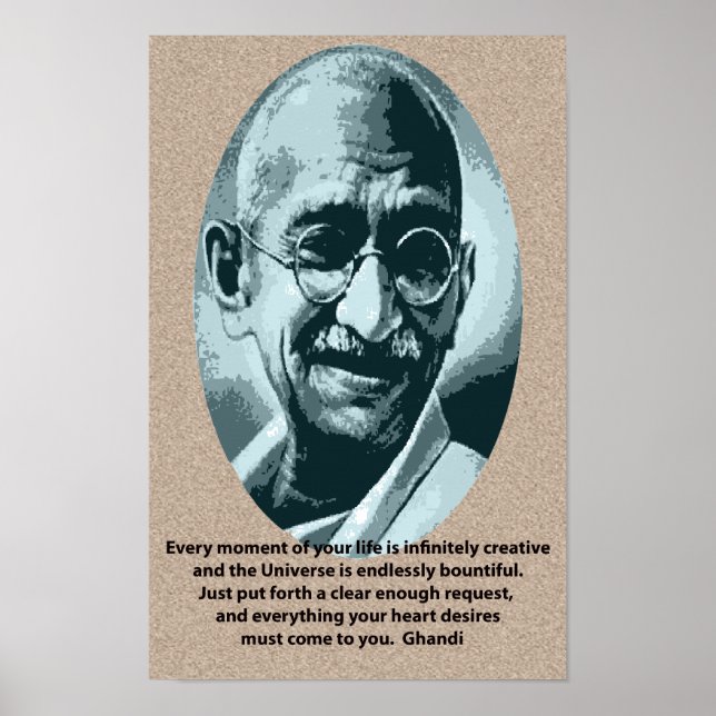 Ghandi-offert Poster (Framsidan)