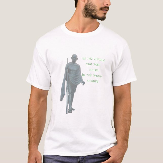 ghandi t-shirt (Framsida)