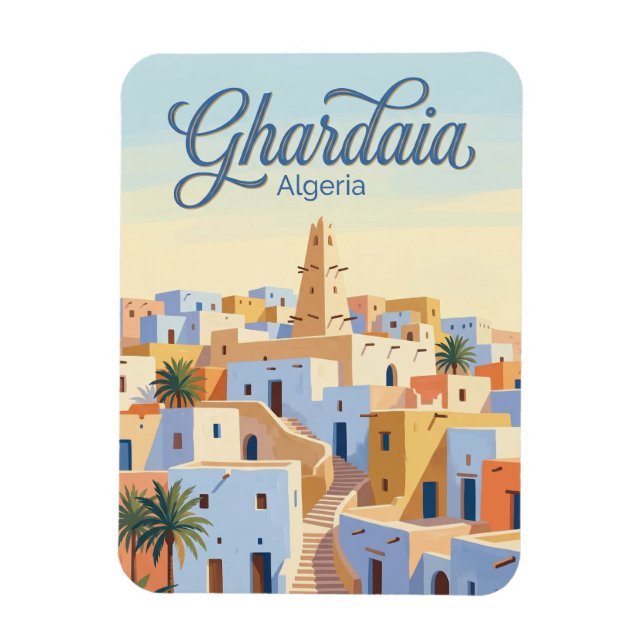 Ghardaïa Algeriet Magnet (Vertikal)