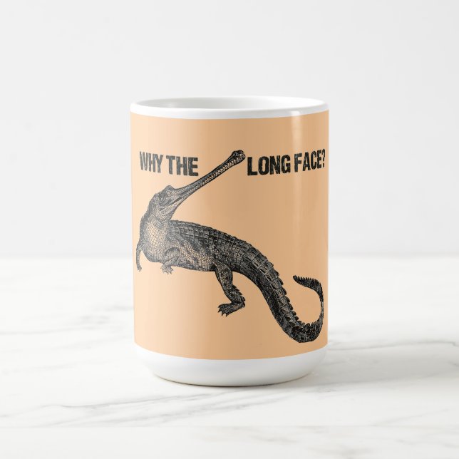 Gharial humor kaffemugg (Center)