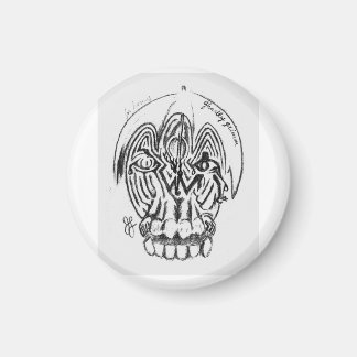 Ghastly Grimm Support Chemo Patient Mor Magnet