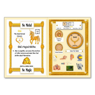 Ghel - Unicorn Trading Card Guld Bordsnummer