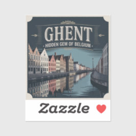 Ghent – Hidden Gem of Belgium Klistermärken