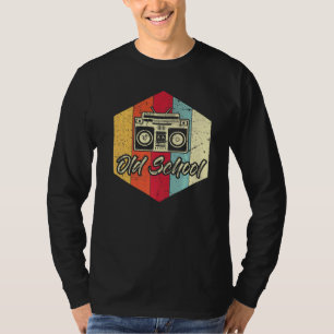 Ghetto Blaster 80:s 90:e Party Hip Rap R&b Ret T Shirt
