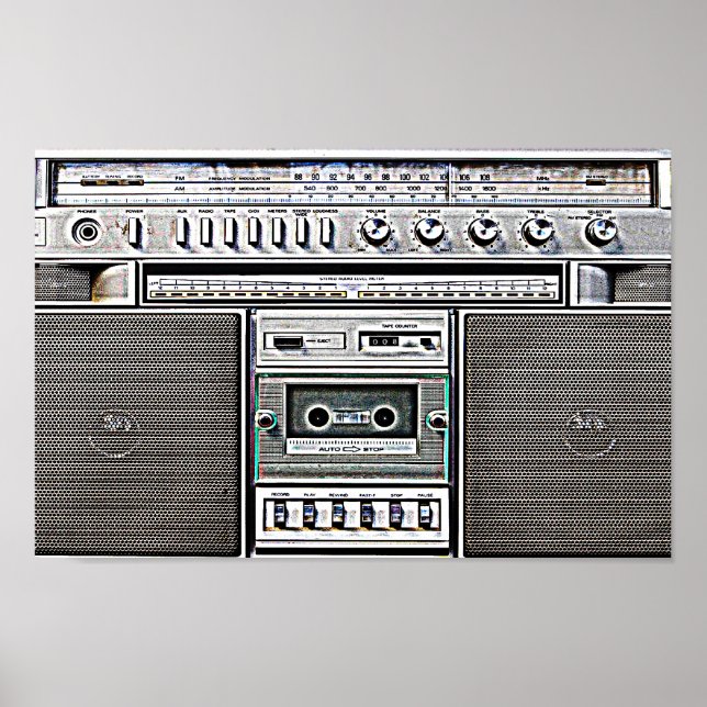 GHETTO BLASTER POSTER (Framsidan)