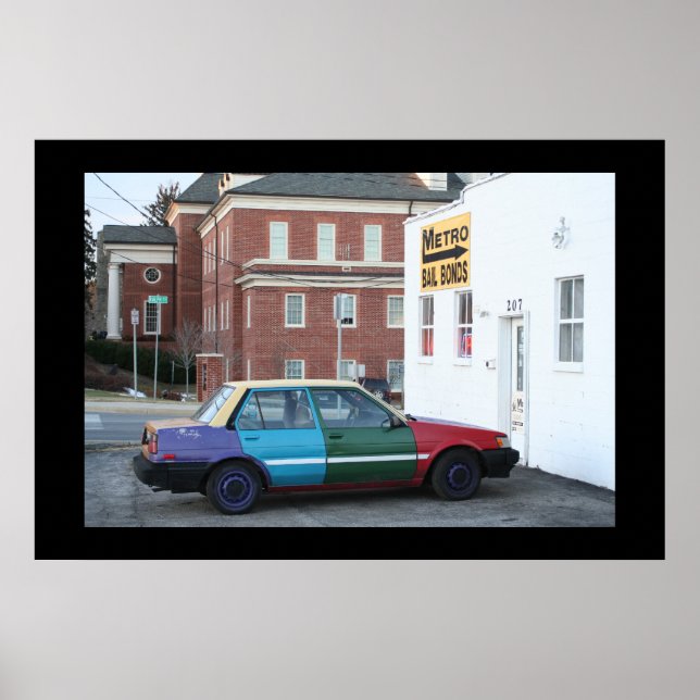 Ghetto Car Poster (Framsidan)