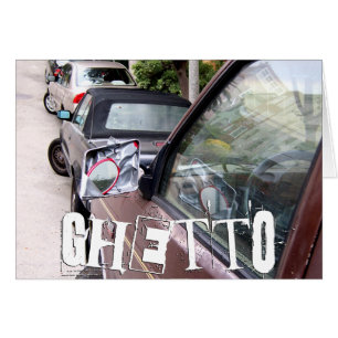 ghetto in san francisco hälsningskort