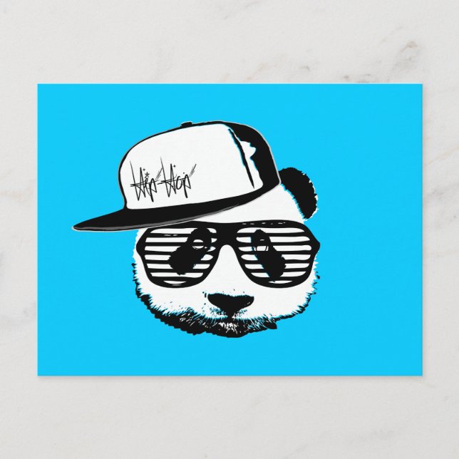 Ghetto panda vykort (Framsida)