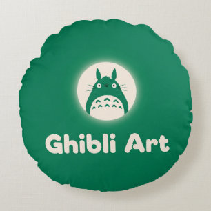 Ghibli Art:  hantverk Rund Kudde