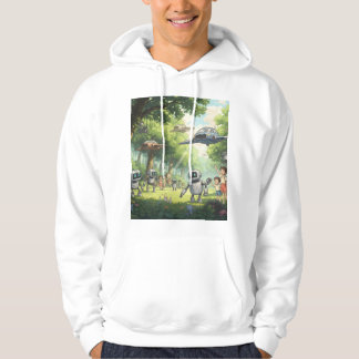 Ghibli art på hoodie