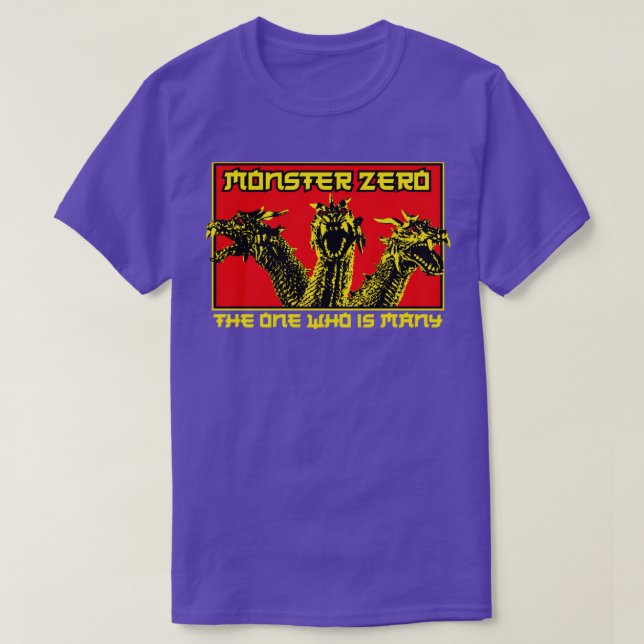 GHIDORAH, DEN SOM ÄR MÅNGA T SHIRT (Design framsida)