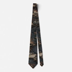 Ghillie-dräkt stenig terrängmönster slips