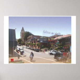 Ghirardelli Kvadrera-San Francisco Digital Poster
