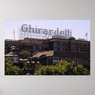 GHIRARDELLI KVADRERAR i SAN FRANCISCO Poster