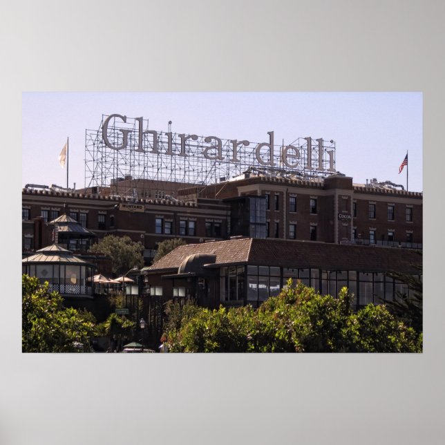 GHIRARDELLI SQUARE I SAN FRANCISCO POSTER (Framsidan)