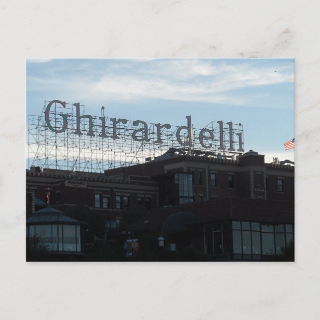 Ghirardelli Square - San Francisco Vykort (Framsida)