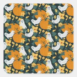 Ghoarly Garden Fyrkantigt Klistermärke