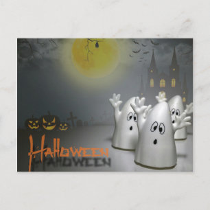 Ghoarly Halloween Vykort